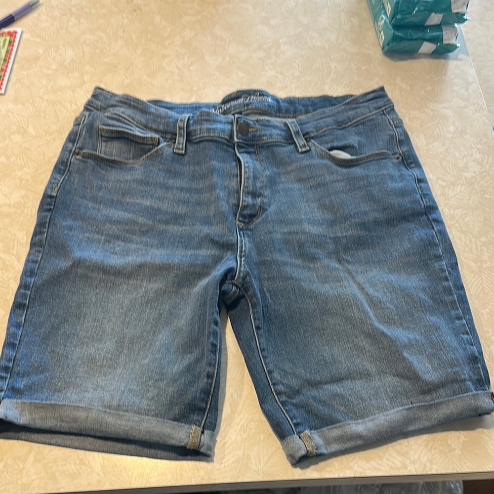 Blue Denim Shorts